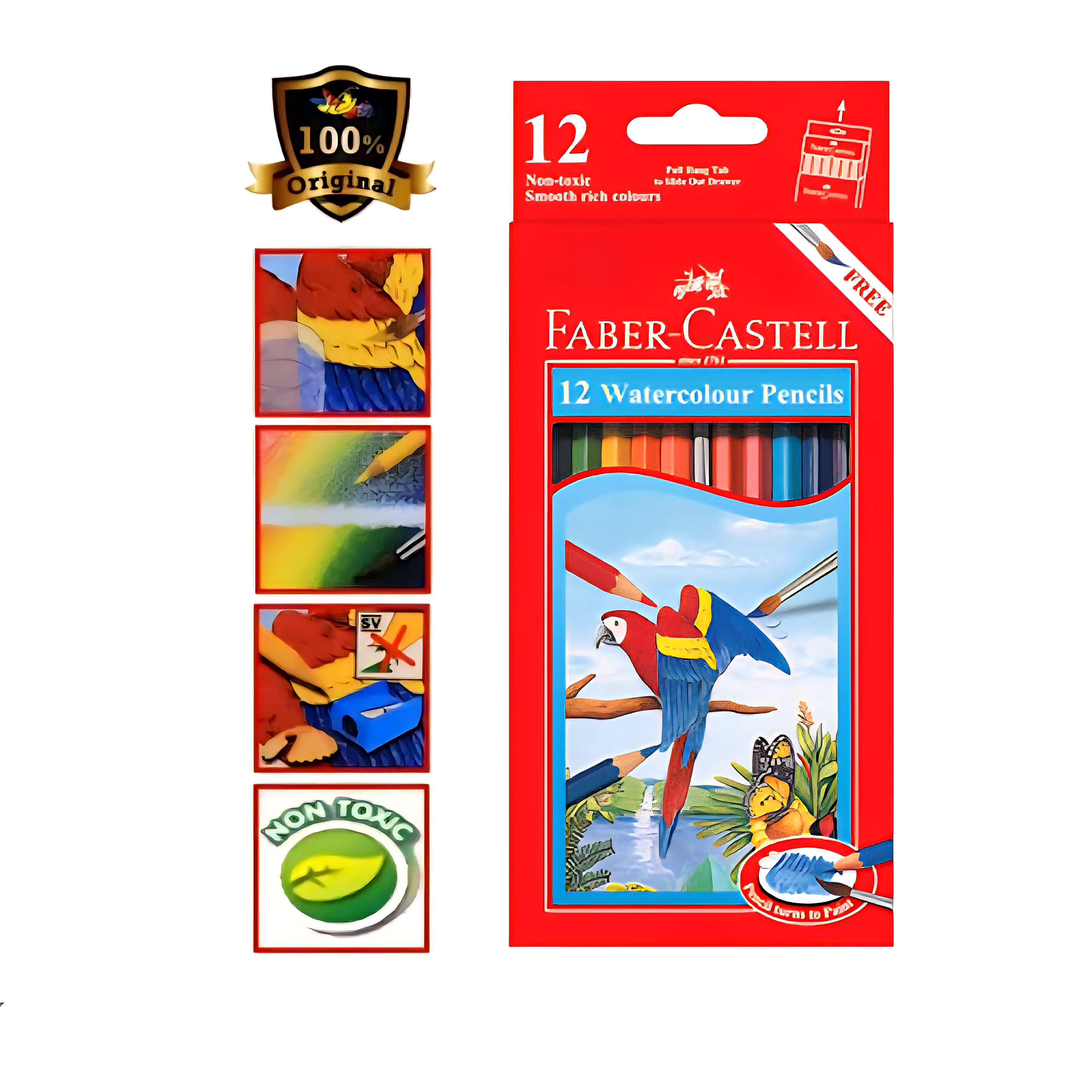 مدادرنگ۱۲مقوایی ابرنگی فابرکاستل