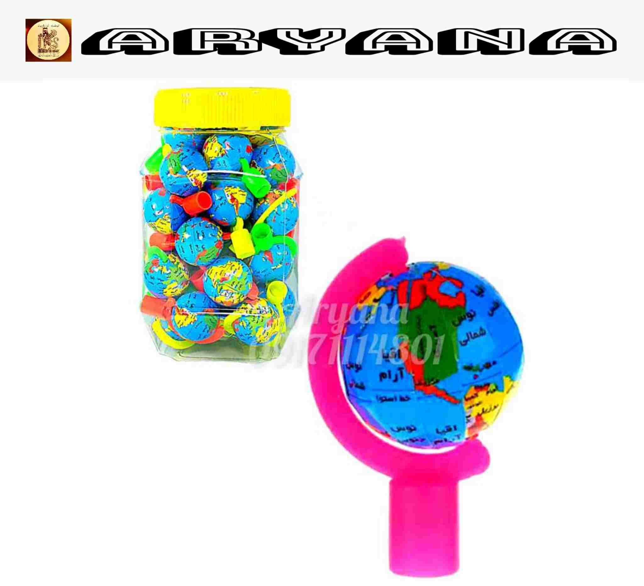 سرمدادی کره جغرافی(بسته۵عددی)